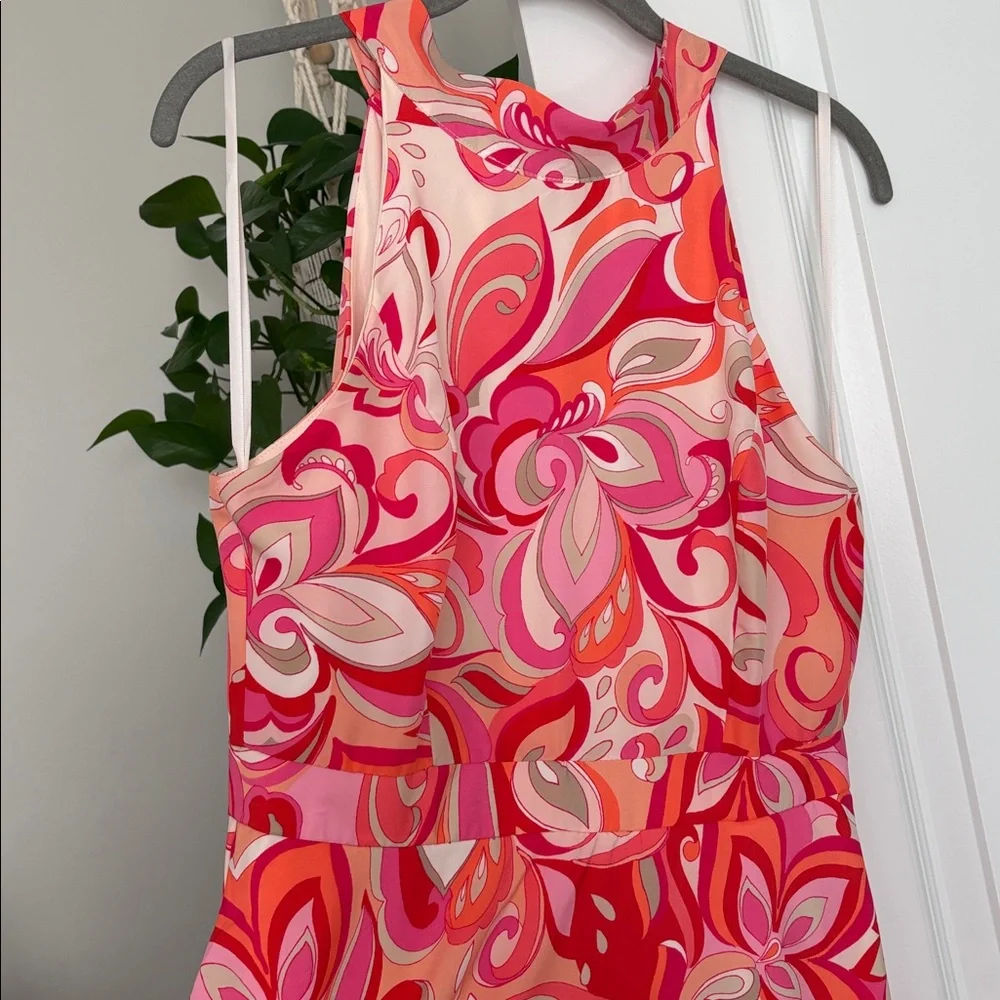 TAHARI halter neck midi dress - Picture 2 of 11